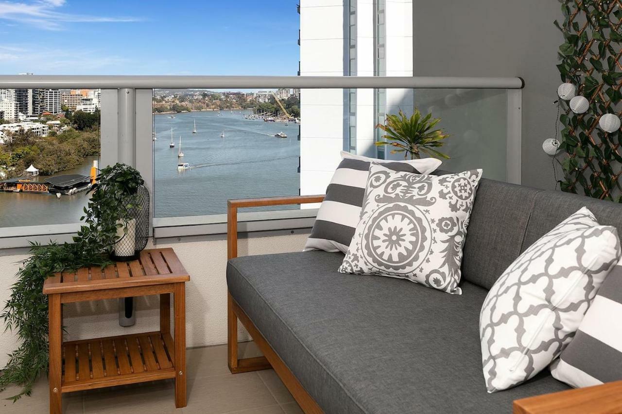 Amazing River View - 3 Bedroom Apartment - Brisbane Cbd - Netflix - Fast Wifi - Carpark ภายนอก รูปภาพ